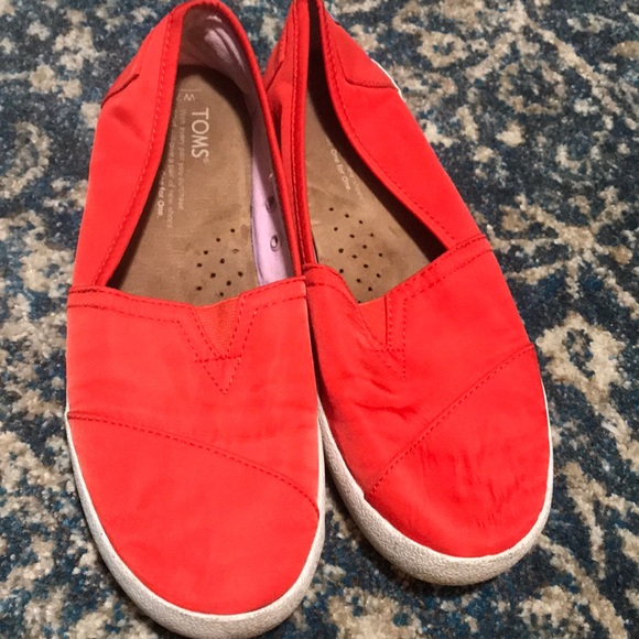 toms canvas loafers